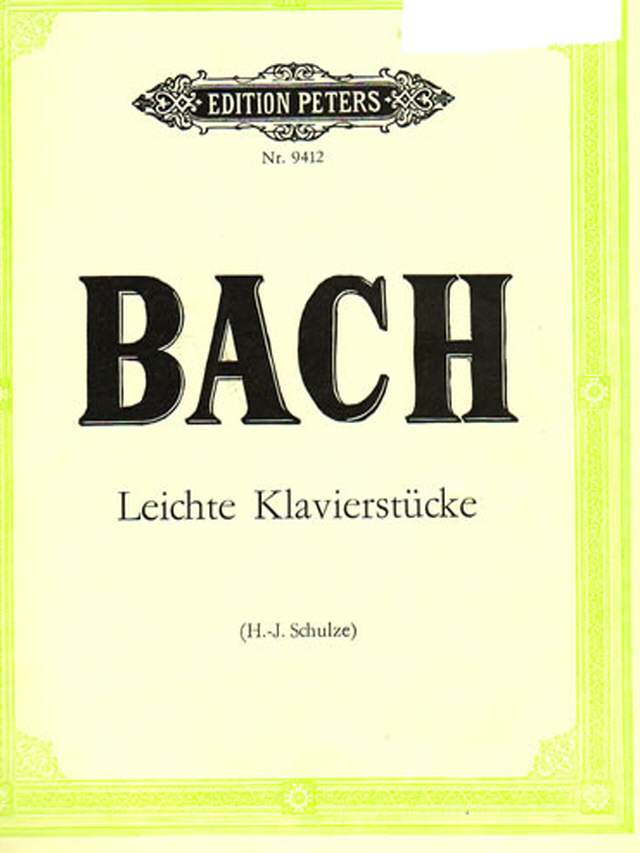 Bach Leichte Klavierstücke