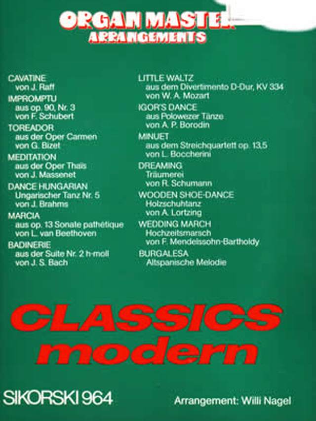 Organ Master Classics modern