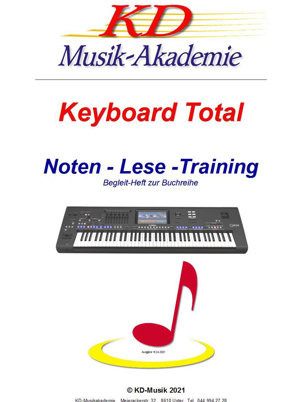 Notenlese-Training für Keyboard